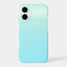Funda de teléfono minimalista con gradiente azul c
