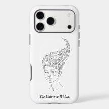 Funda de teléfono minimalista El Universo Interior