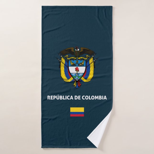 Funda de teléfono pasaporte de Colombia (Toalla de baño)