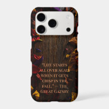 Funda de teléfono personalizable de otoño