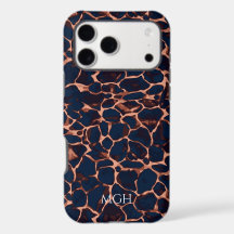 Funda de teléfono personalizada con monograma de c
