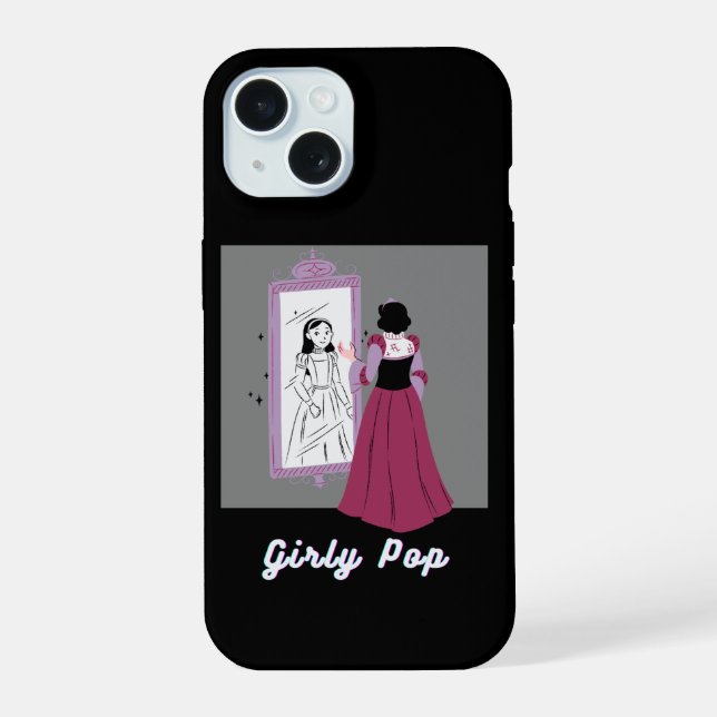 Funda de teléfono pop femenina (Reverso )