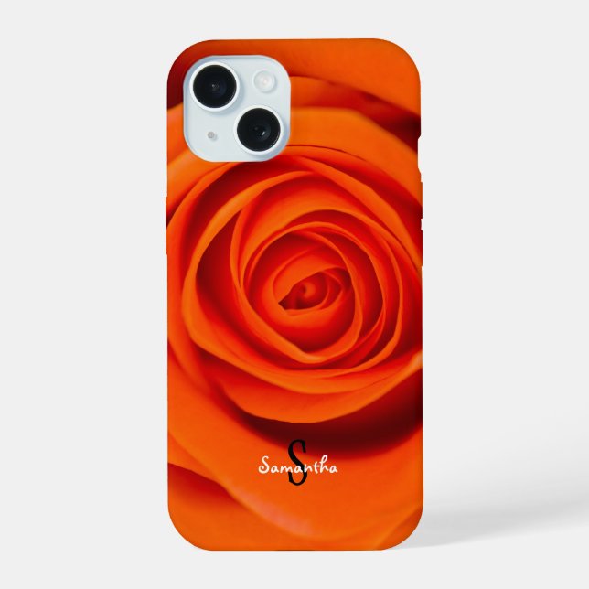 Funda de teléfono Rosa Naranja (Reverso )
