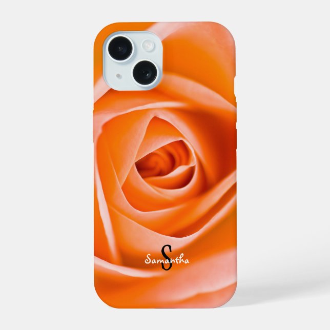Funda de teléfono Rosa Naranja (Reverso )