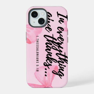 Funda de teléfono rosa suave - 1 Tesalonicenses 5: