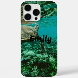 Funda de tortuga marina tropical iPhone 16 Pro Max