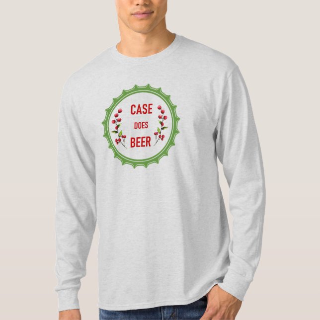 Funda de vacaciones hace cerveza: Camiseta básica  (Anverso)