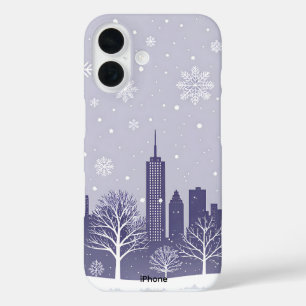 Funda de Winter City Snowflake iPhone 16