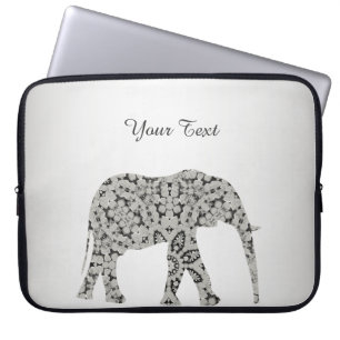 Funda decorativa para portátil Elefante