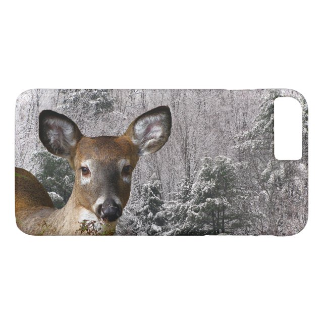 Funda Deer and Frosty Hills para iPhone 8/7 Plus (Reverso (horizontal))