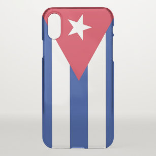 funda deflector iPhone X con bandera Cuba