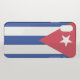 funda deflector iPhone X con bandera Cuba (Reverso (horizontal))