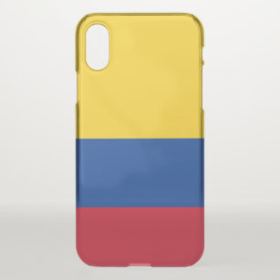 funda deflector para iPhone X con bandera Colombia