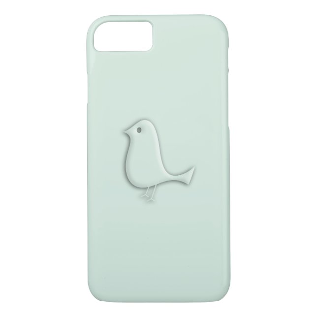 Funda del Día del Minero de la Pájara Gris Mint (Reverso)