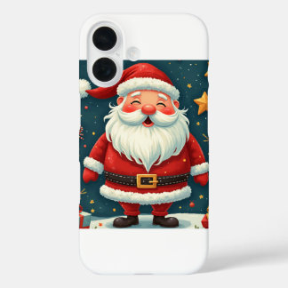 Funda del iPhone 16 encantador de Santa