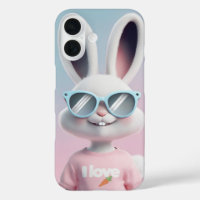 funda del iPhone 16 me encanta el conejito de zana