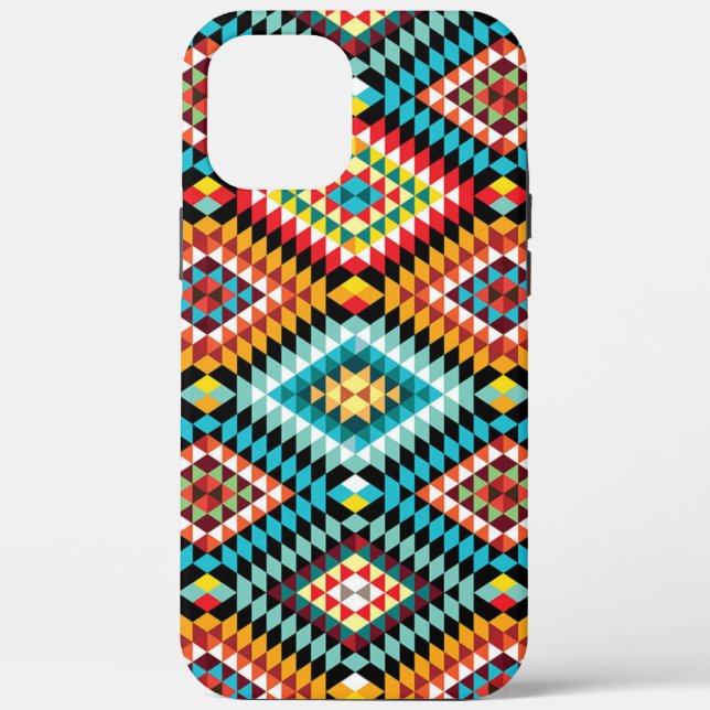 Funda del iPhone 5/5s de trama tribal africana (Reverso )
