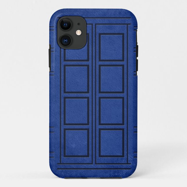 Funda del iPhone 5 del diario Blue Police Box (Reverso)