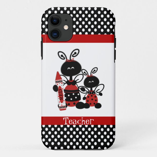 Funda del iPhone 5 del profesor Ladybugs (Reverso)