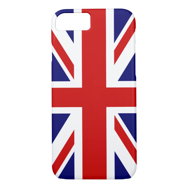 Funda del iPhone 7 de bandera británica | Diseño d (Reverso)