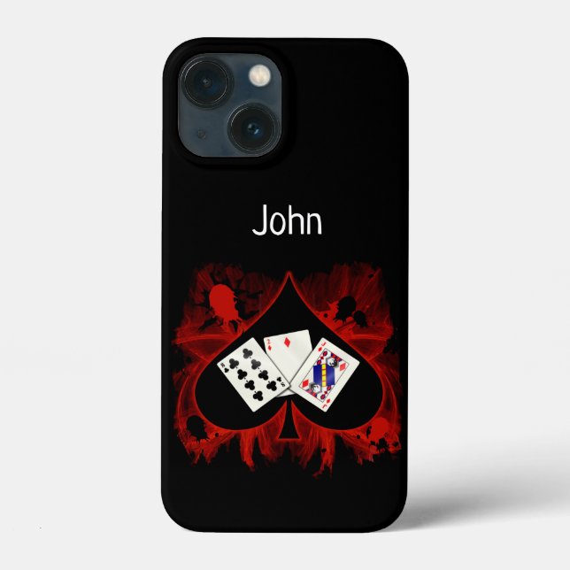 Funda del iPhone de Poker 13 (Reverso )