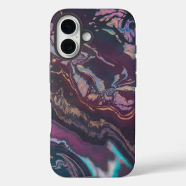 Funda del iPhone iridiscente holográfico 16