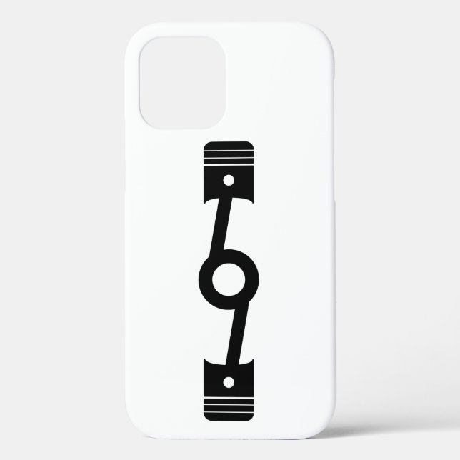 funda del logotipo del motor de boxer para iPhone  (Reverso )