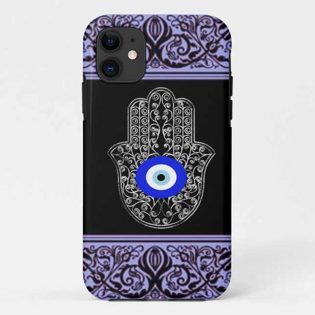 funda del malvado eye hamsa henna iPhone 5 (Reverso)