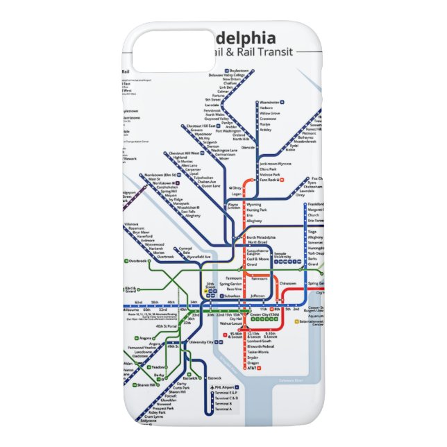 Funda del metro de Filadelfia (Reverso)