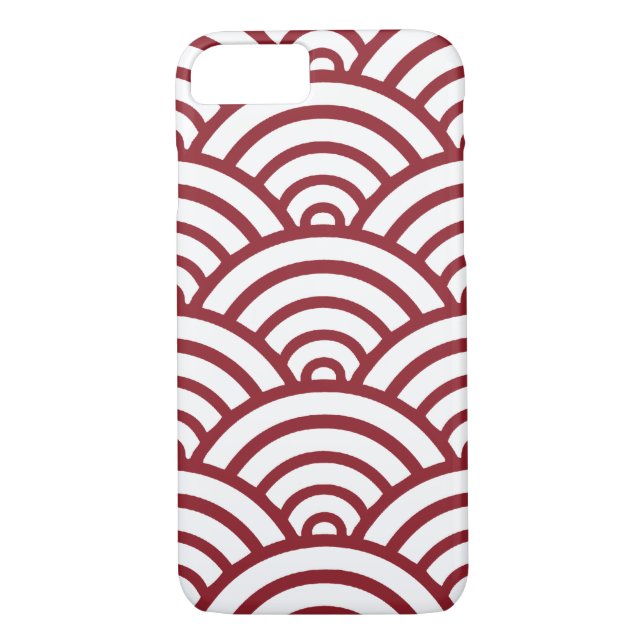 Funda del patrón de estela de cielorraso para iPho (Reverso)