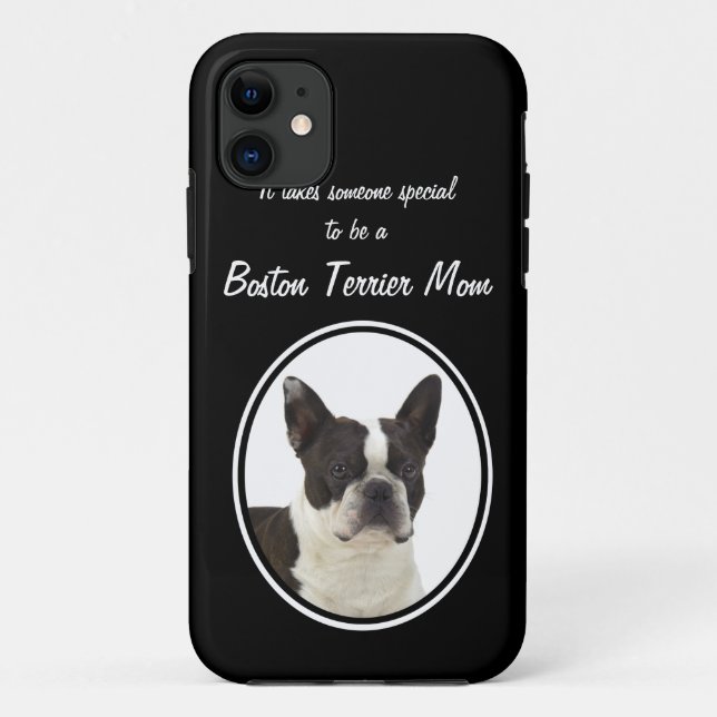 Funda del Smartphone de Boston Terrier (Reverso)