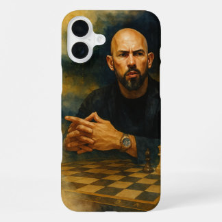 Funda delgada para iPhone 16 Plus de Andrew Tate