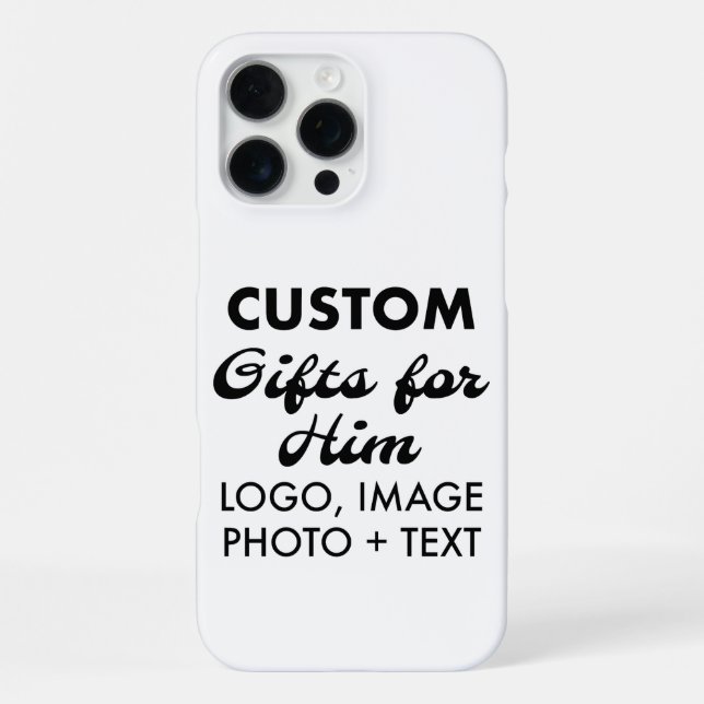 Funda delgada personalizada para iPhone 16 Pro Max (Reverso )