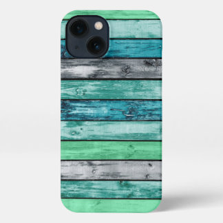Funda delgado para iPhone de carpintería arcoiris 