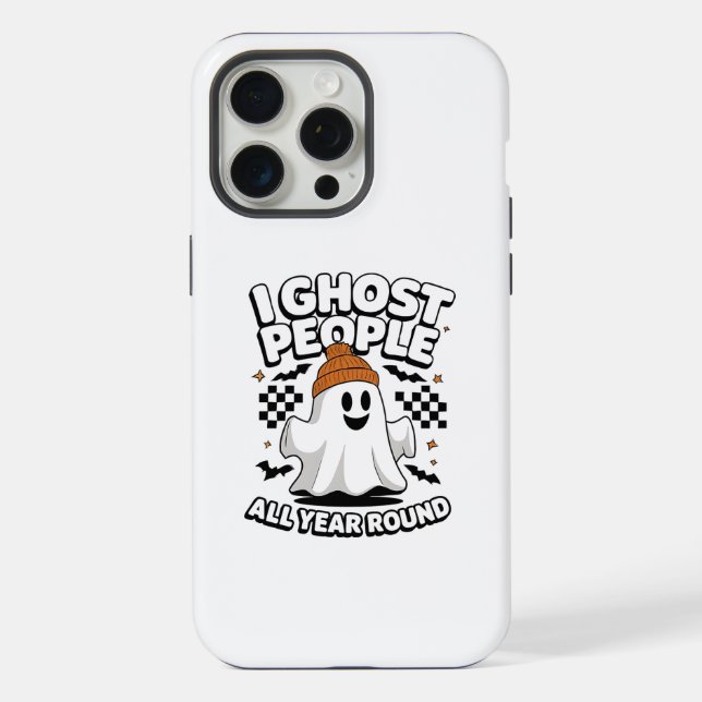 Funda divertida para iPhone con fantasma - Me fant (Reverso )