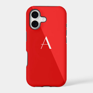 Funda doble monograma rojo para iPhone 5