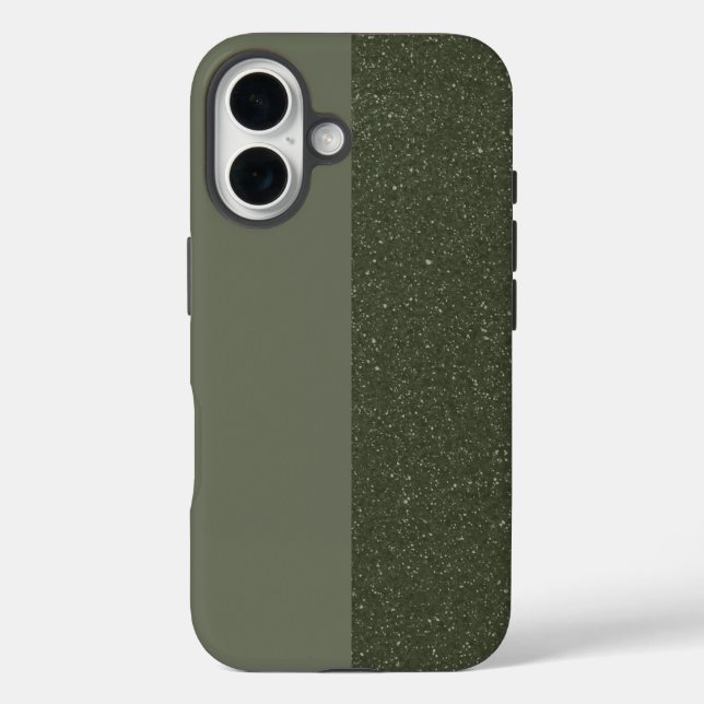 Funda Dual Moss Texture iPhone 16 - Personalizado  (Reverso )