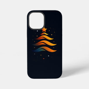 Funda dura para iPhone 12 Mini árbol de Navidad