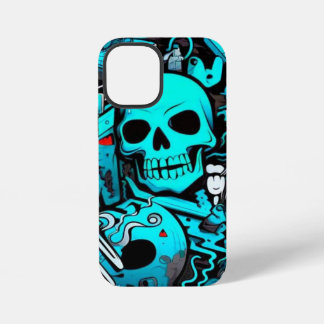 Funda dura para iPhone 12 Mini con grafitis colori