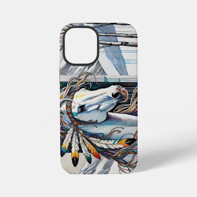 Funda dura para iPhone 12 Mini Eli con Aspens (Reverso )