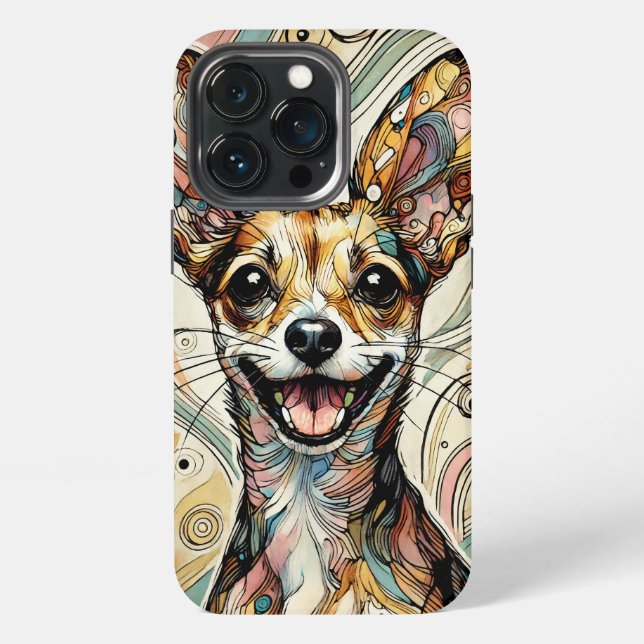 Funda dura para iPhone 13 Pro Dog (Reverso )