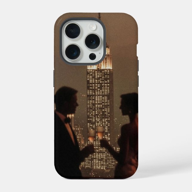 Funda dura para iPhone 15 Pro Pareja Éxito de Lujo (Reverso )