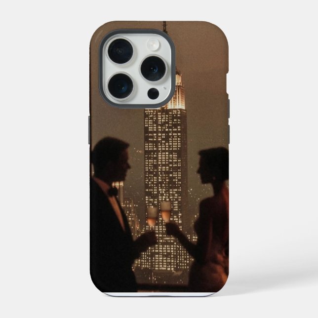 Funda dura para iPhone 15 Pro Pareja Éxito de Lujo (Reverso )