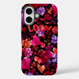 Funda dura para iPhone 16 del Día de San Valentín