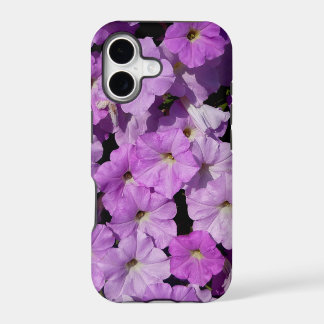 Funda dura para iPhone 7 Plus Petunias Moradas