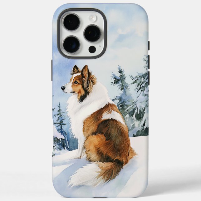 Funda dura para teléfono Sheltie 2 (Reverso)
