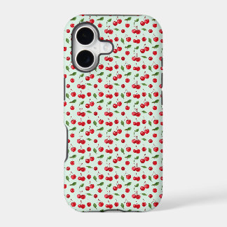 Funda duro con código de cerezo para iPhone