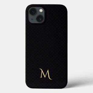 Funda duro para iPad monograma moderno con patrón 