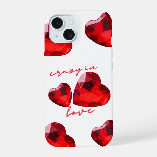 Funda el día de San Valentín para iPhone 15 (Reverso )