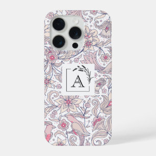Funda elegante floral para iPhone 15 Pro para ella